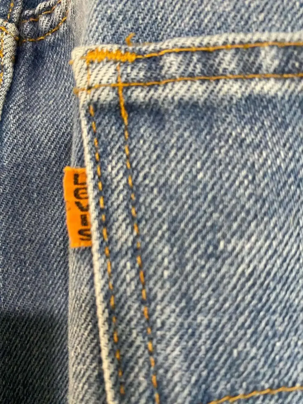 Vintage Levi's Orange Tab 517 Bootcut Denim Jeans 38 x 30